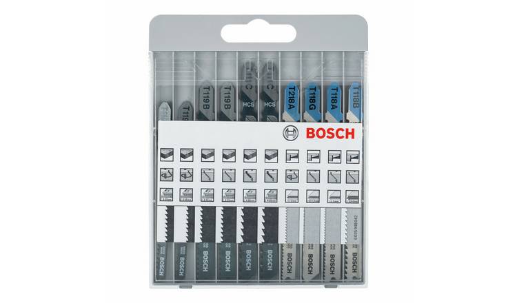 Bosch 10 Piece Wood and Metal Jigsaw Blade Set