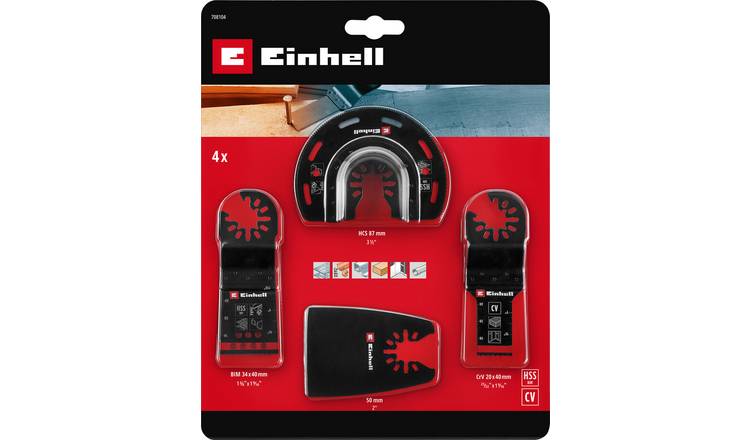 Einhell 4 Piece Multi-tool Blade Set