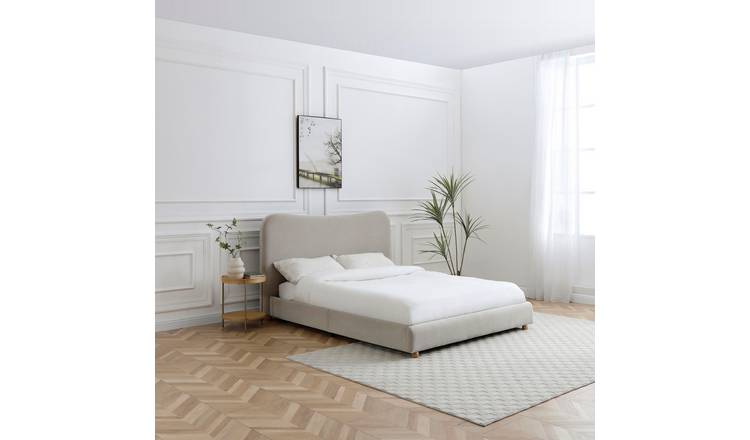 Kyoto Myla Double Fabric Bed Frame - Natural
