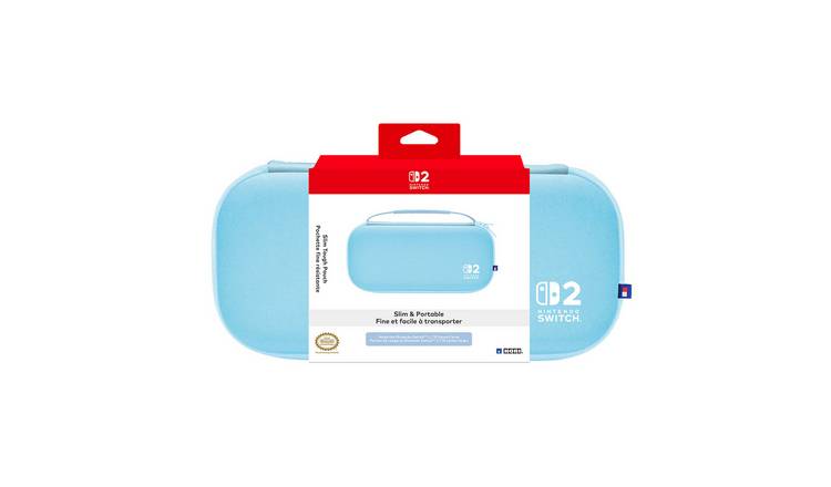 HORI Slim Tough Pouch For Nintendo Switch 2 - Light Blue