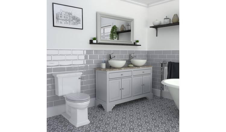 Bemis Moulded Wood Soft Close Toilet Seat - Grey