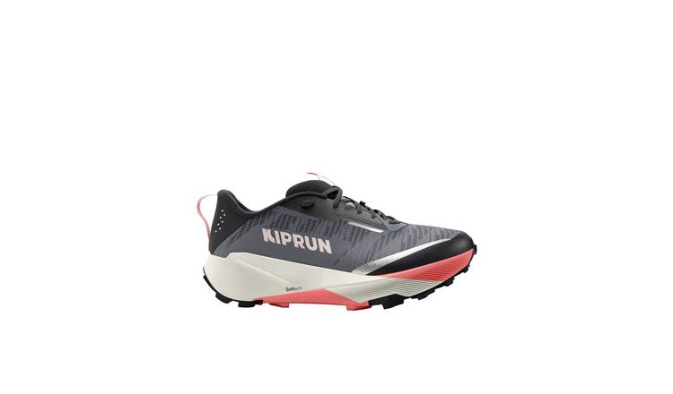 Decathlon Women's Kipsummit Trail Running Shoes - Grey and Coral - UK 6.5