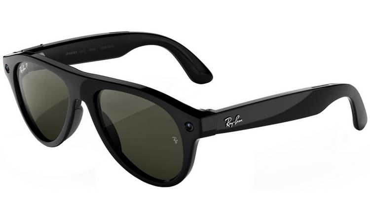 Ray-Ban Meta (Gen 3) Aviator - Shiny Black, Polarised Green