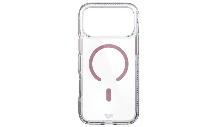 Tech21 EvoCrystal iPhone 18 Pro Max/17 Pro Max Phone Case with MagSafe - Pink