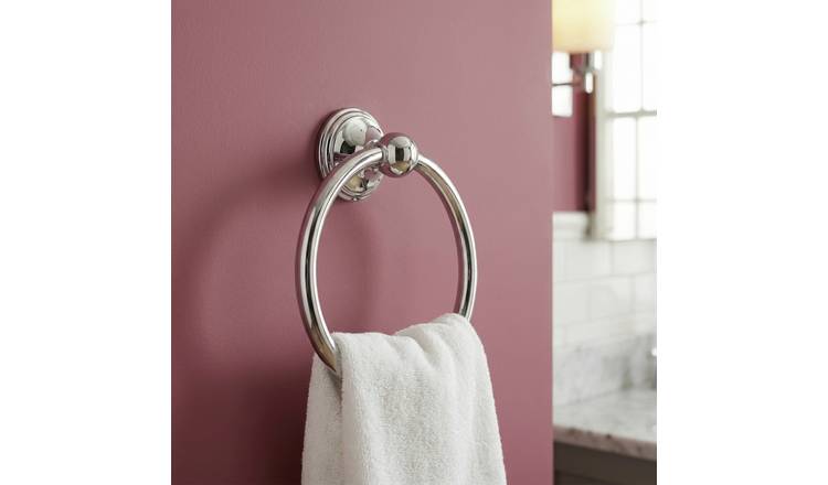 Westminster Wall Mounted Towel Ring - Chrome
