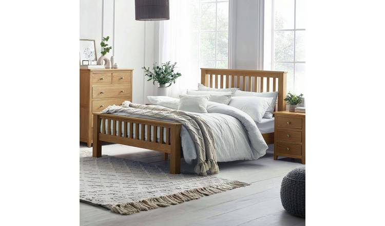 Julian Bowen Mallory HFE Kingsize Bedframe - Oak