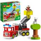 Duplo lego fire store truck