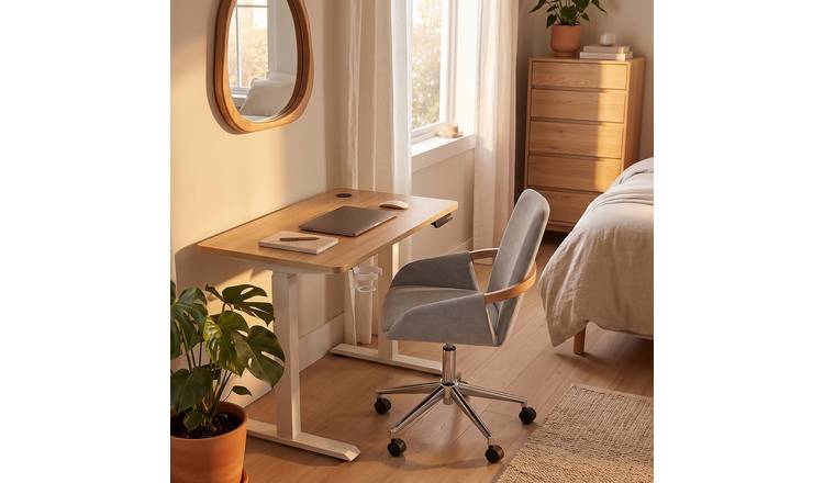 Koble Gino Corner Height Adjustable Desk - Black