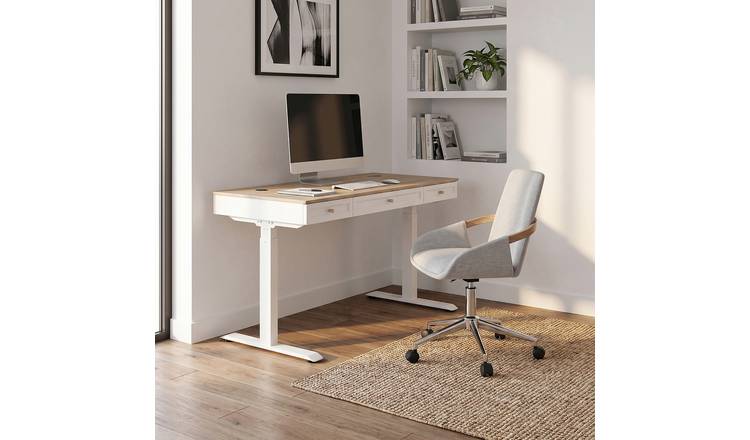Koble Felix Height Adjustable Desk - White