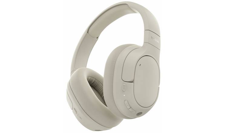 Belkin SoundForm Isolate Noise-Cancelling Over-Ear Wireless Headphones - Sand
