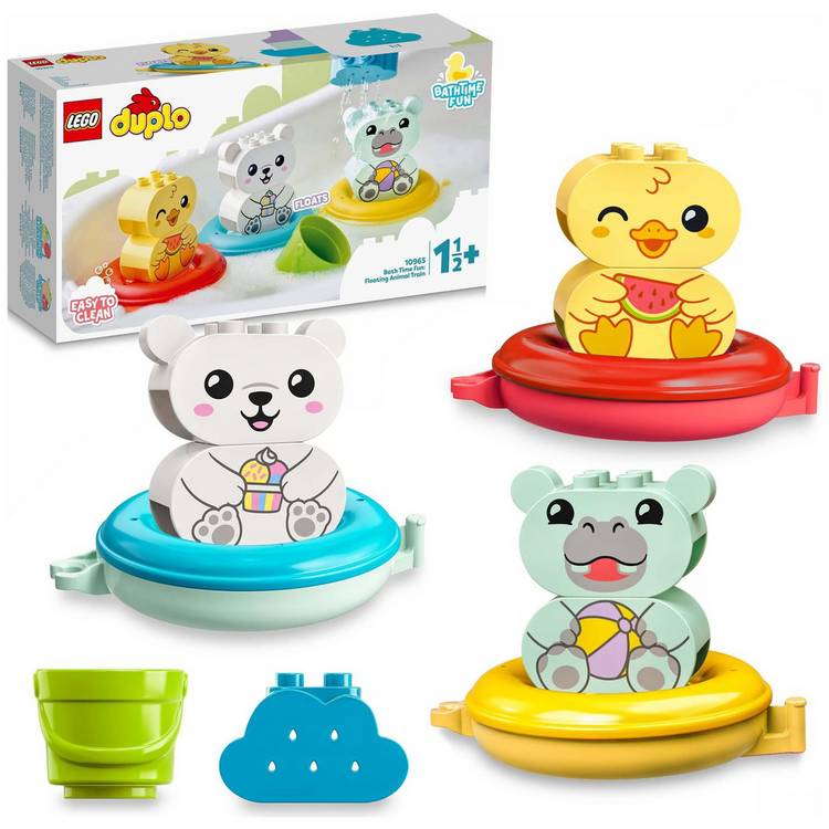 LEGO DUPLO Bath Time Fun: Floating Animal Train Toy 10965 0