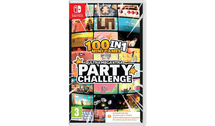 Ultra Mega Xtra Party Challenge: 100 Mini Games In 1 Nintendo Switch Game