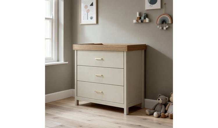 Babymore Mira Changing Unit - Cashmere Warm Oak