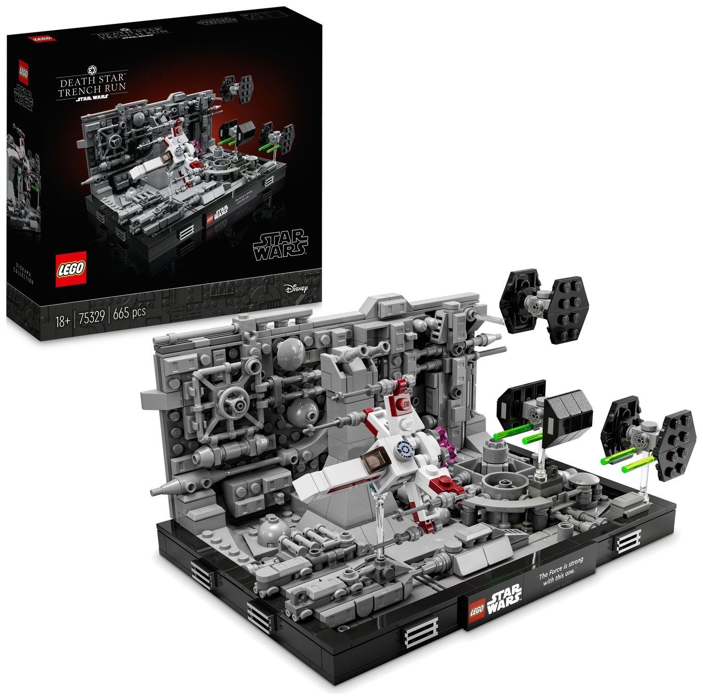 LEGO Star Wars Death Star Trench Run Diorama Set 75329 review