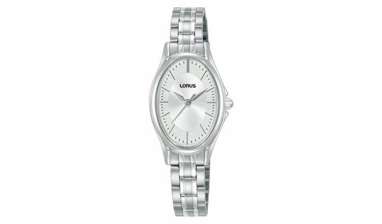 Lorus Ladies White Dial Silver Stainless Steel Bracelet Watch