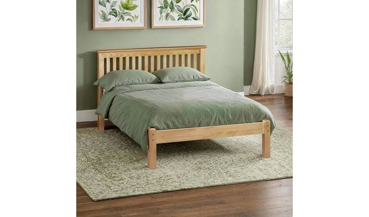 Julian Bowen Barcelona LFE Kingsize Bedframe - Antique Pine