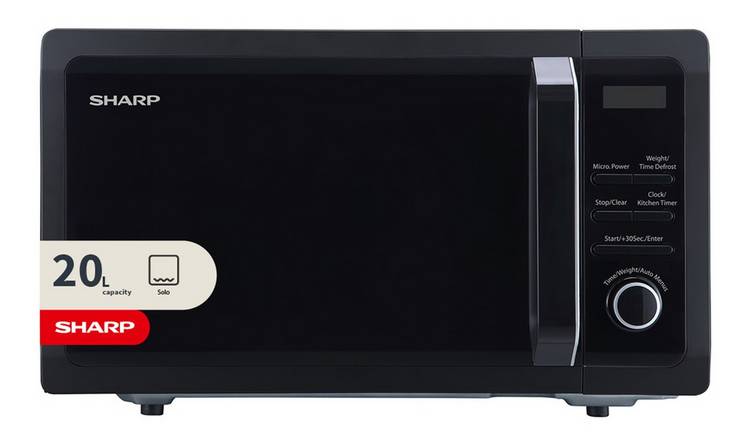 Sharp 800w Standard Microwave R274KM - Black