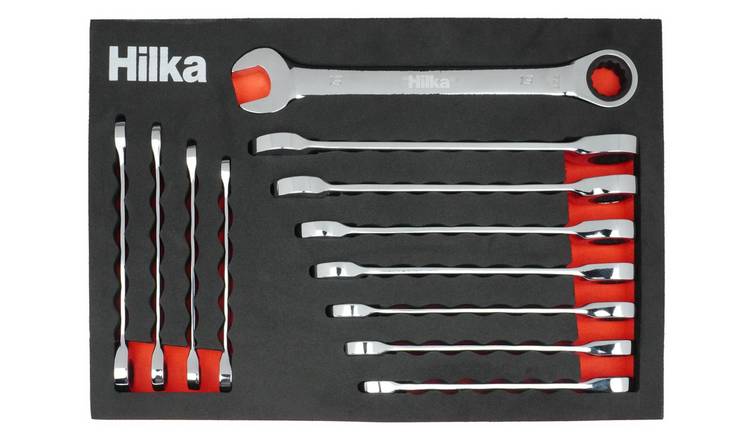 Hilka Metric Ratchet Spanner Set - 12 Pieces