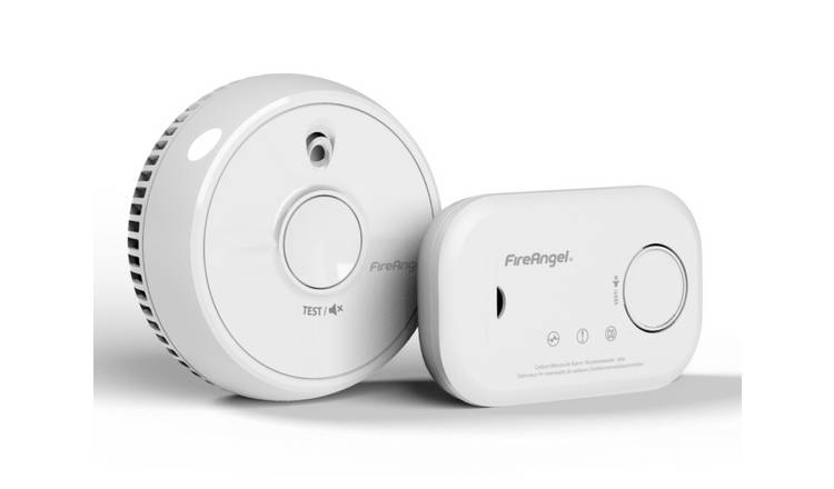 FireAngel 10 Years SB1-R Optical Smoke and FA6813 Carbon Monoxide Alarm