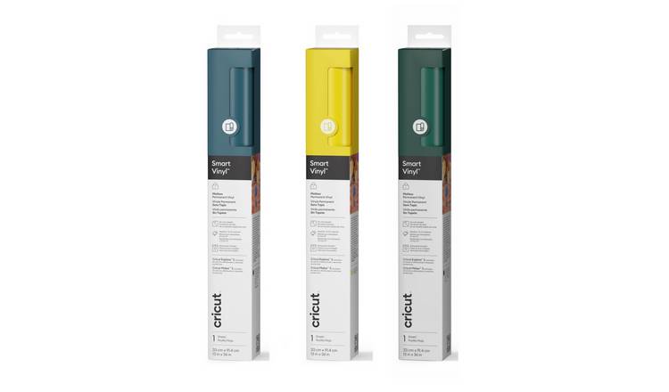 Cricut Smart Permanent Vinyl Rolls Pack of 3
