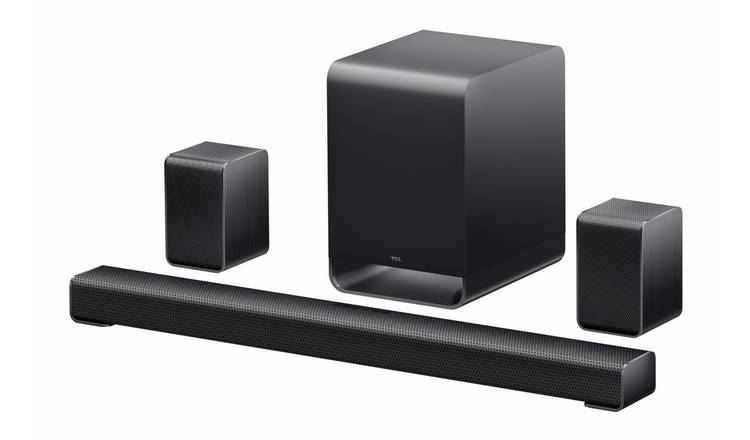 TCL S65K-UK 5.1.2Ch Sound Bar with Rear Speakers & Subwoofer
