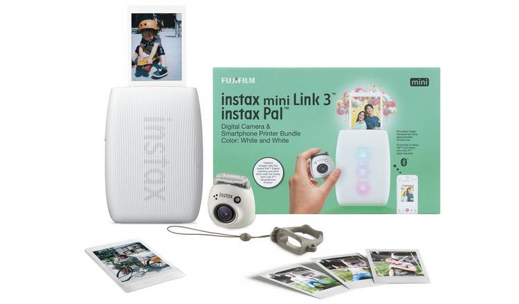 instax Mini Link 3 Pal Digital Camera and Smartphone Printer Bundle
