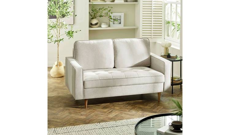 Julian Bowen Henrietta Fabric 2 Seater Sofa - Blue