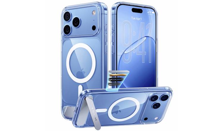 TORRAS Ostand L1 iPhone 18 Pro Max/17 Pro Max Phone Case with MagSafe - Clear