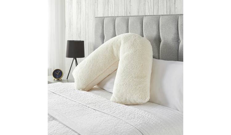 Downland Medium V shape Pillow - Cream