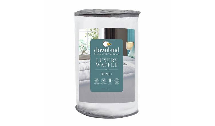 Downland Luxury Waffle All Seasons 13.5 Tog Duvet - King Size
