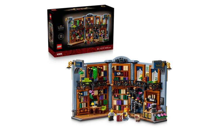 LEGO Icons Bookstore: Book Nook Kit Bookshelf Décor for Adults 11379 PREORDER