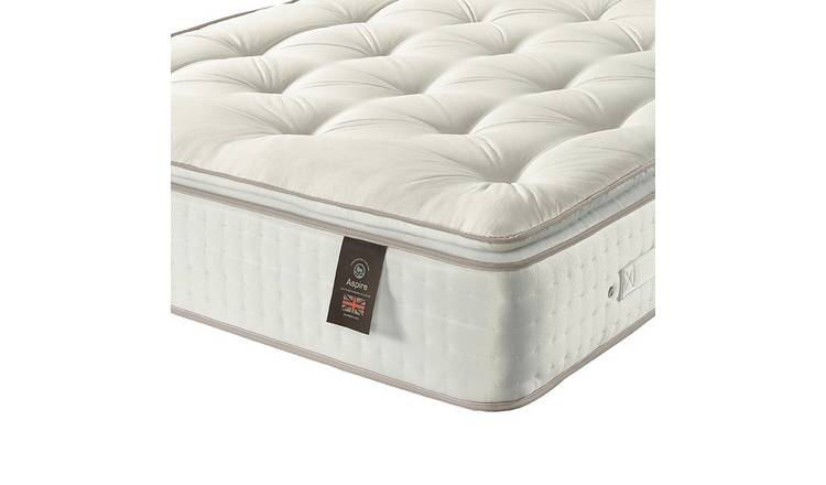 Aspire Cashmere & Silk 5000 Pocket Sprung Pillowtop Mattress - Double