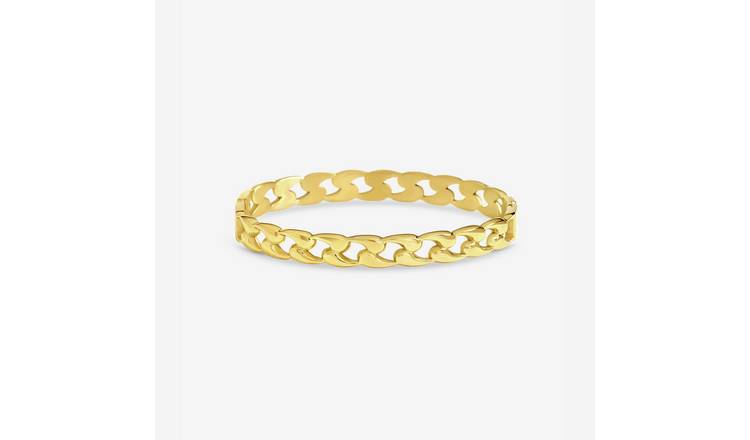 Jon Richard Gold Plated Chain Stainless Steel Bangle
