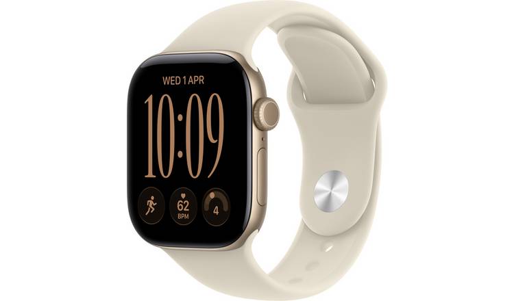 Apple Watch Series 12 GPS + Cell 42mm Aluminium Sand Sport Band - S/M Pre-Order