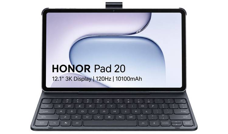 HONOR Pad 20 12.1 Inch 256GB Wi-Fi Tablet + Keyboard - Grey