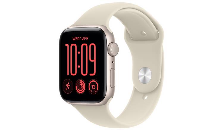 Apple Watch SE 3 GPS 44mm Aluminium Case Sand Sport Band - S/M Pre-Order