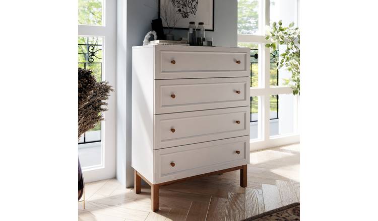Furniture To Go Wensley 4 Drawers Chest - Grey and Oak
