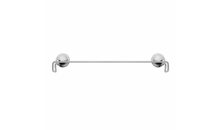 Stick n Lock Wall Mounted Towel Rail - Chrome