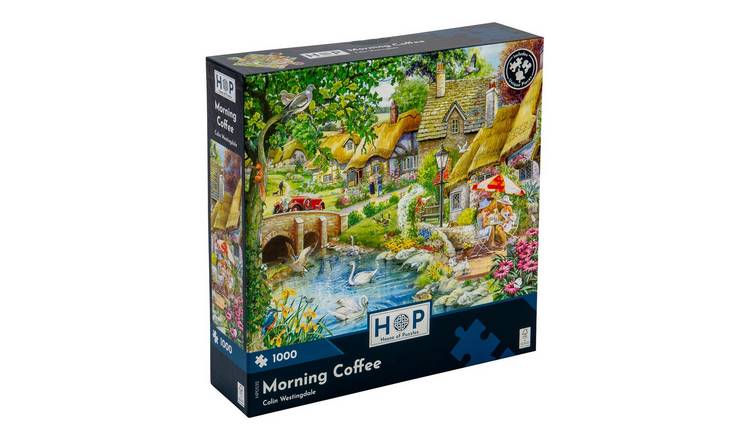 The House of Puzzles Morning Coffee 1000 Piece Jigsaw Puzzle
