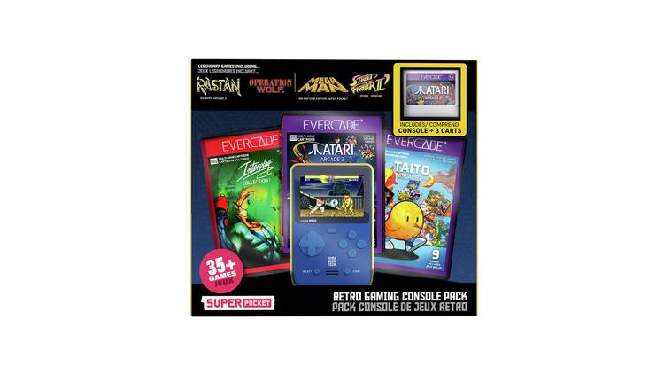 Evercade The Super Pocket Starter Retro Gaming Console Pack