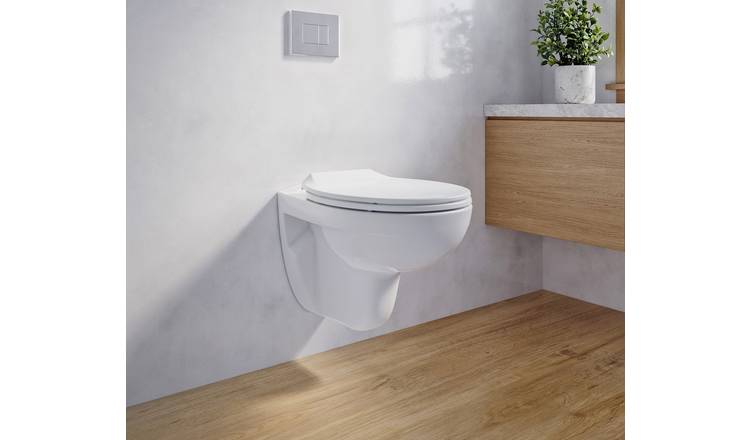 Bemis Kendal Polypropylene Soft Close Toilet Seat - White