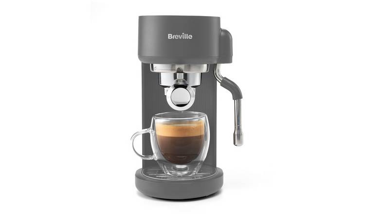 Breville Pixl Compact Espresso Coffee Machine - Grey
