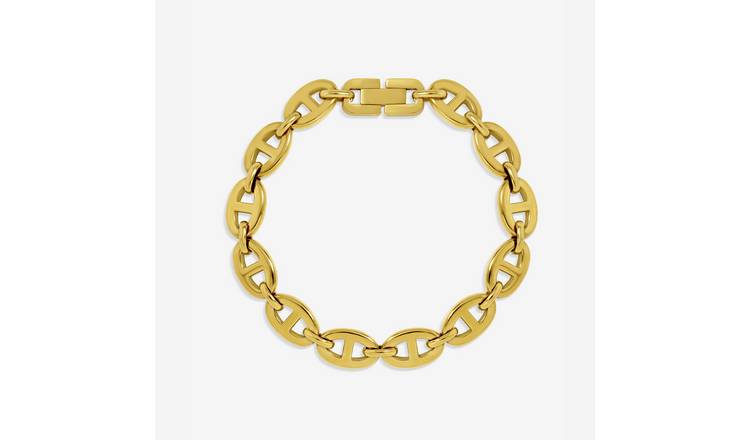 Jon Richard Gold Plated Mariner Link Stainless Steel Bracelet