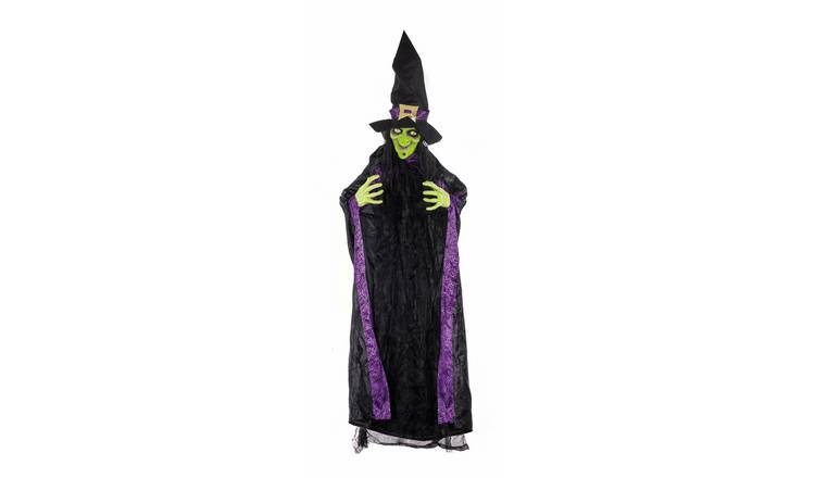 Premier Decorations Prelit Halloween Hanging Witch Decoration