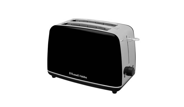Russell Hobbs 28861 Everyday 2 Slice Toaster - Black and Stainless Steel