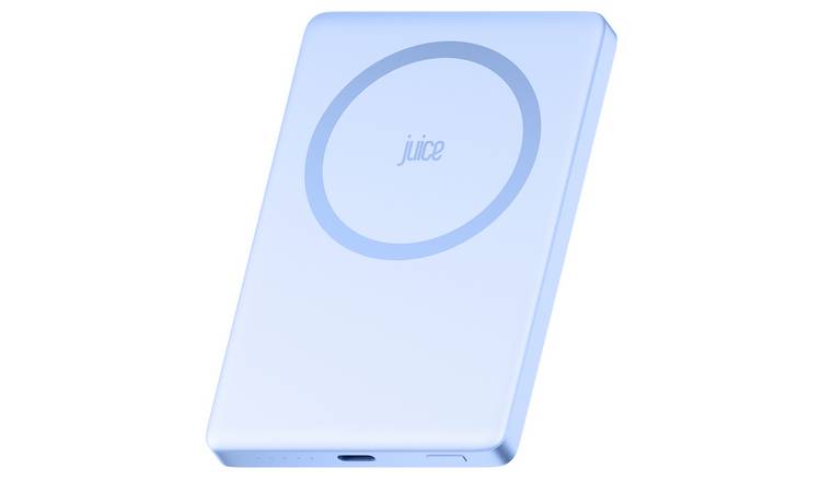 Juice 5000mAh Magnetic Ultra-Thin Portable Power Bank - Light blue