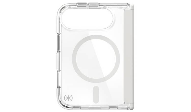 Speck Presidio Perfect-Clear Grip iPhone Duo Phone Case with MagSafe - Clear