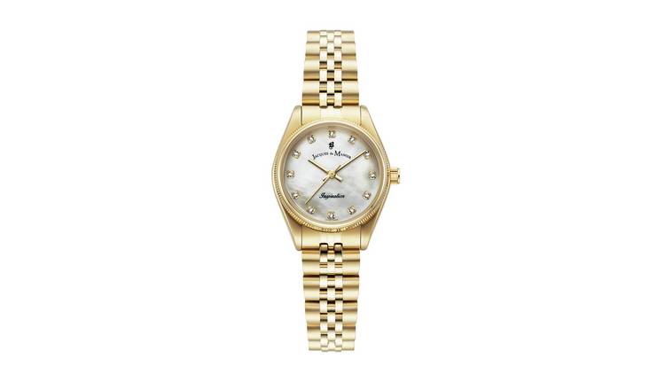 Jacques Du Manoir Ladies Gold Stainless Steel Bracelet Watch