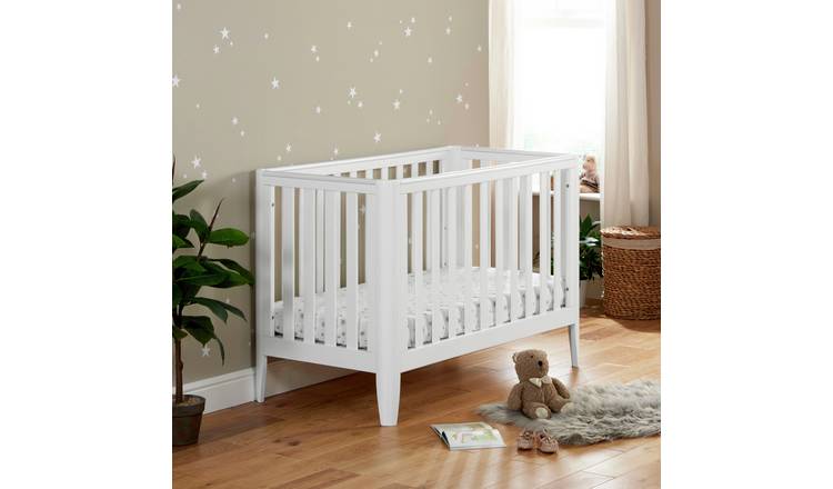 Babymore Iris Cot Bed - White