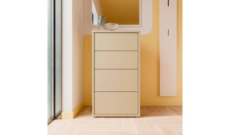 Furniture To Go Alice Springs 4 Drawers Chest - Yellow